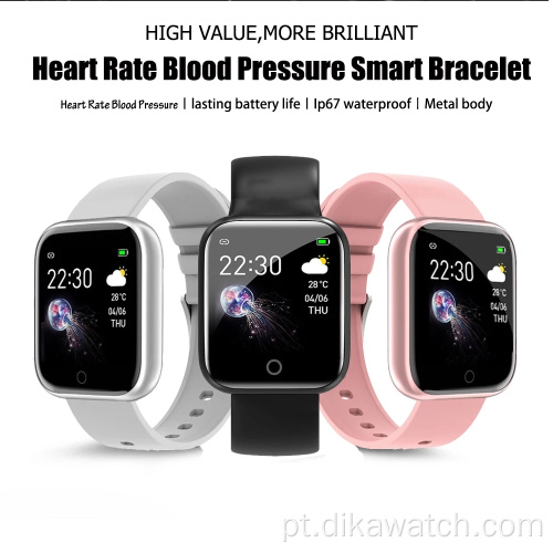 I5 Heart Rate Blood Pressure Monitor Bluetooth Smartwatch